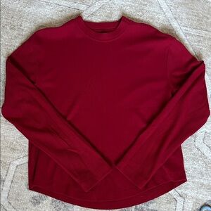 Gap Small Tall Long Sleeve Waffle Knit Tee